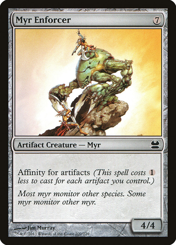 Myr Enforcer [Modern Masters] | Silver Goblin