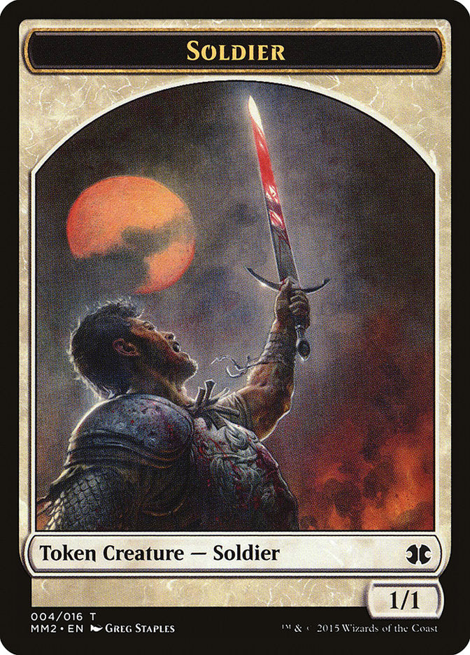 Soldier Token [Modern Masters 2015 Tokens] | Silver Goblin