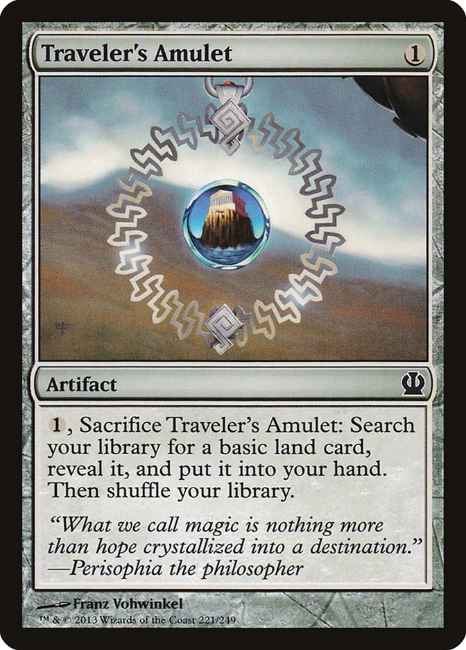 Traveler's Amulet [Theros] | Silver Goblin
