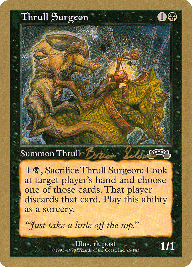 Thrull Surgeon (Brian Selden) [World Championship Decks 1998] | Silver Goblin