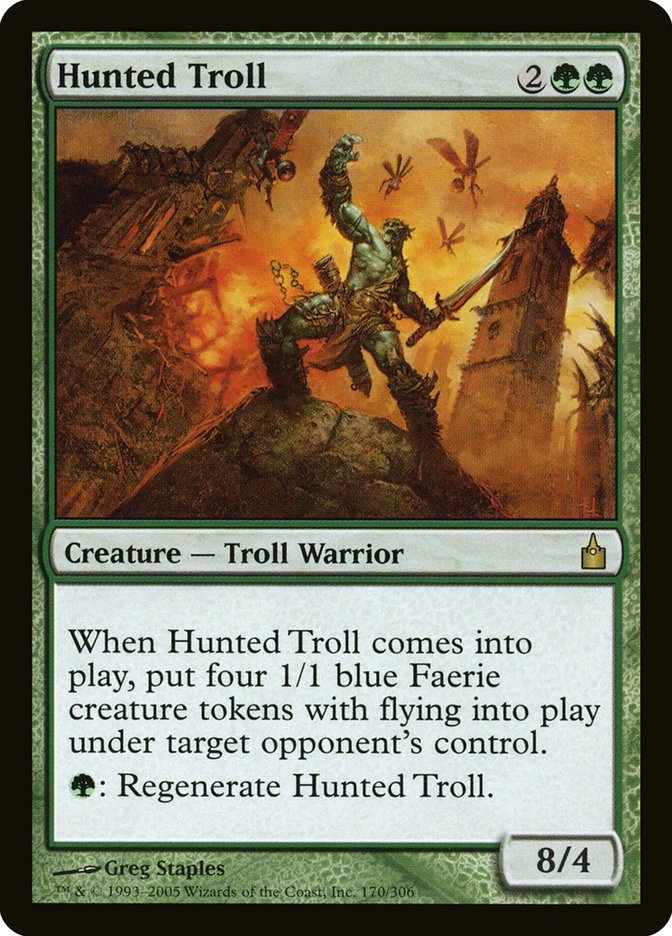 Hunted Troll [Ravnica: City of Guilds] | Silver Goblin