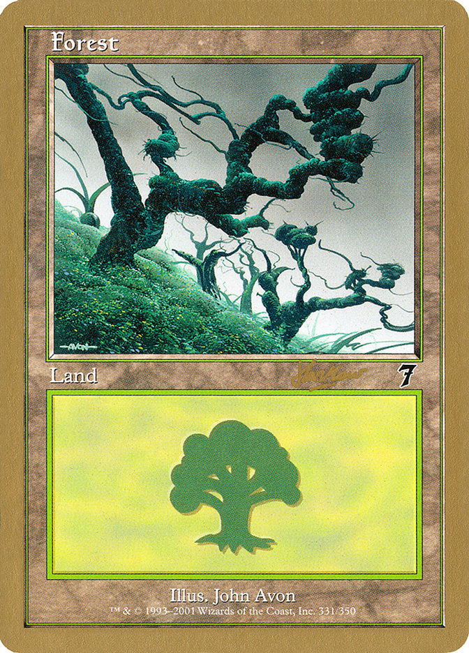 Forest (shh331) (Sim Han How) [World Championship Decks 2002] | Silver Goblin