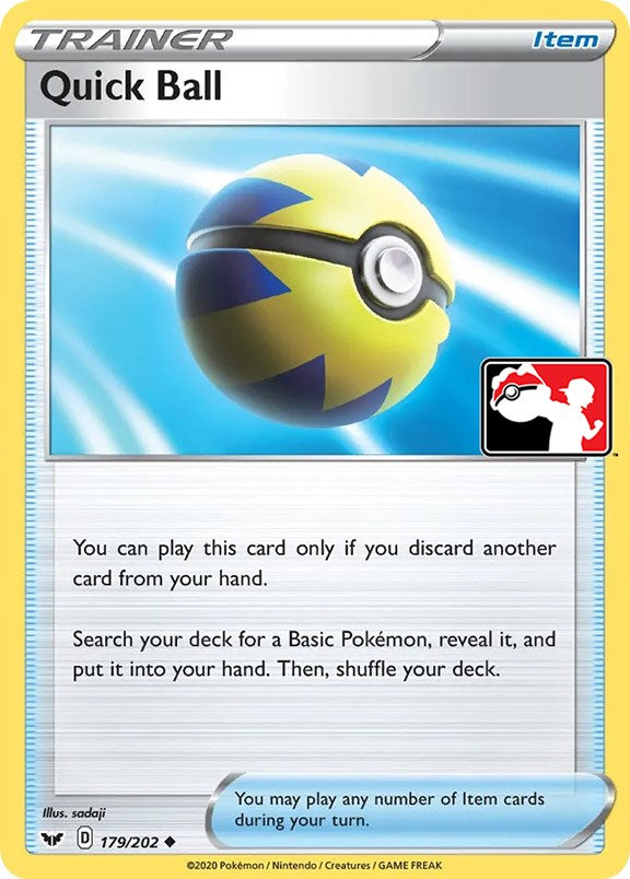 Quick Ball (179/202) [Prize Pack Series One] | Silver Goblin