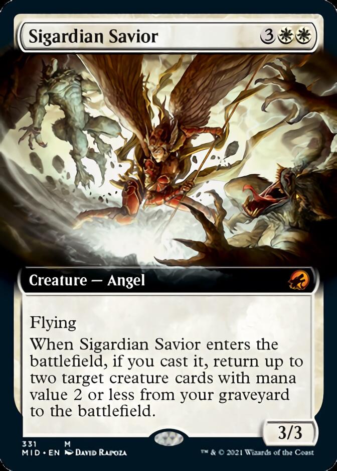 Sigardian Savior (Extended Art) [Innistrad: Midnight Hunt] | Silver Goblin