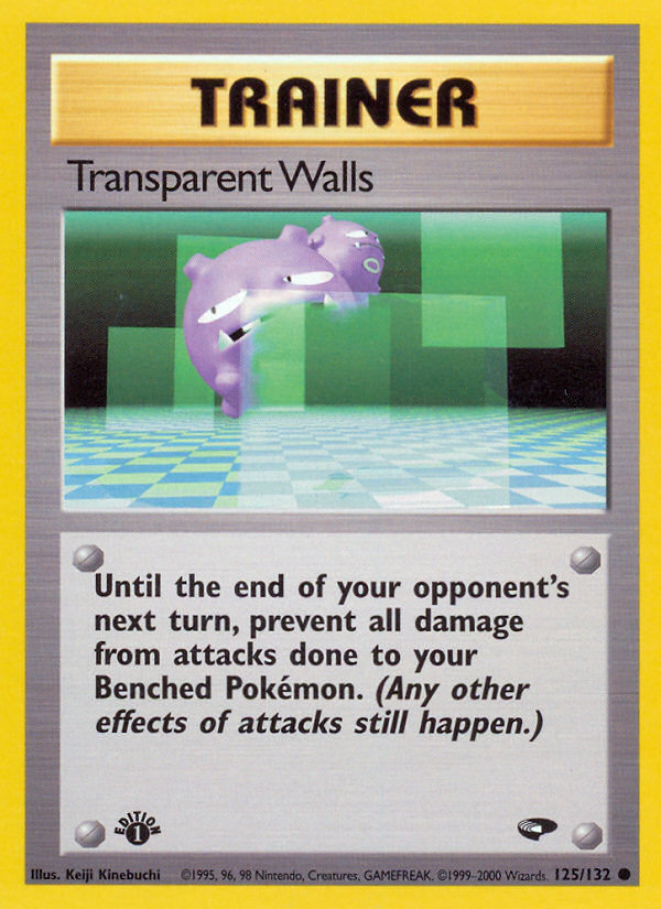 Transparent Walls (125/132) [Gym Challenge 1st Edition] | Silver Goblin