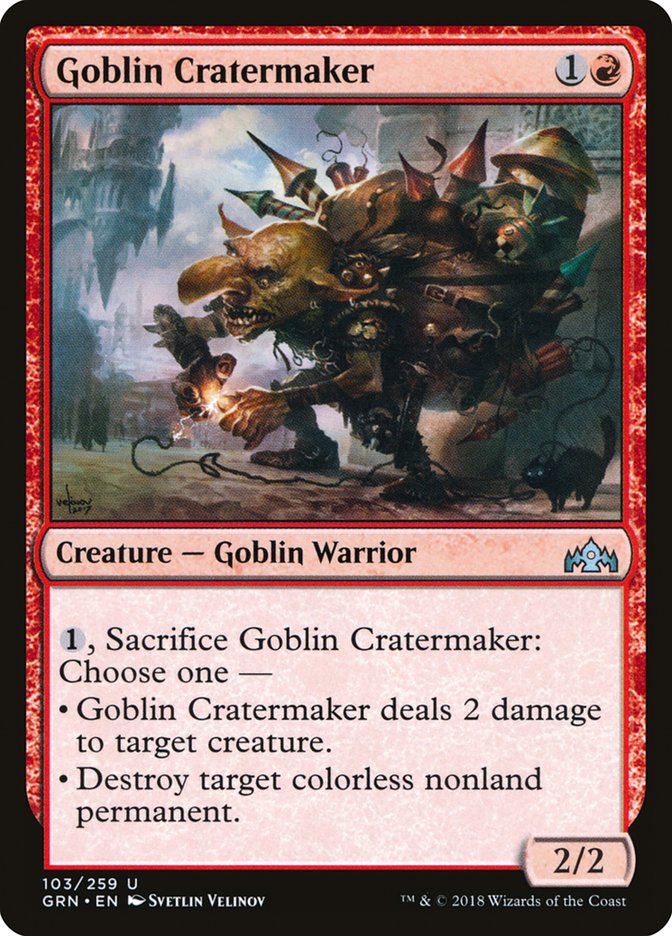 Goblin Cratermaker [Guilds of Ravnica] | Silver Goblin