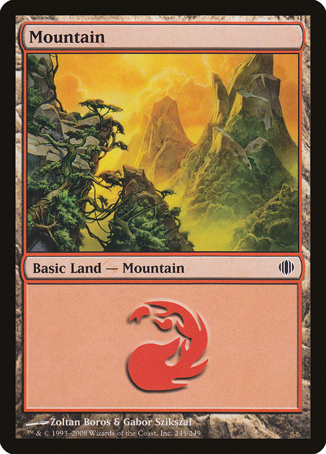 Mountain (245) [Shards of Alara] | Silver Goblin