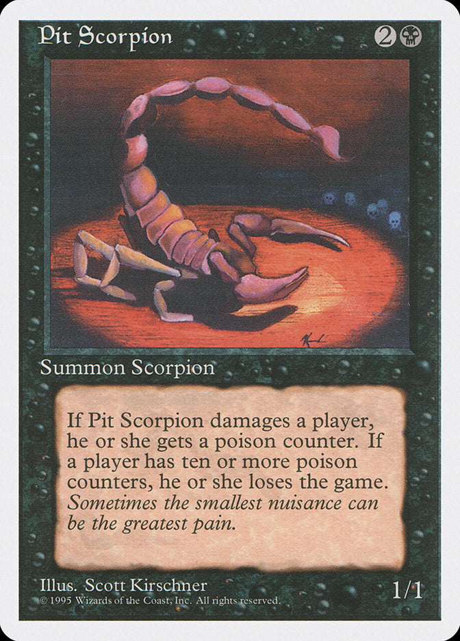 Pit Scorpion [Fourth Edition] | Silver Goblin