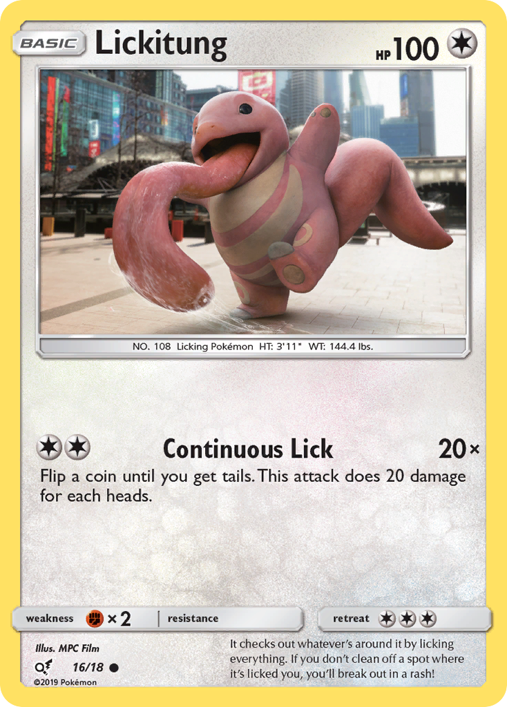 Lickitung (16/18) [Sun & Moon: Detective Pikachu] | Silver Goblin