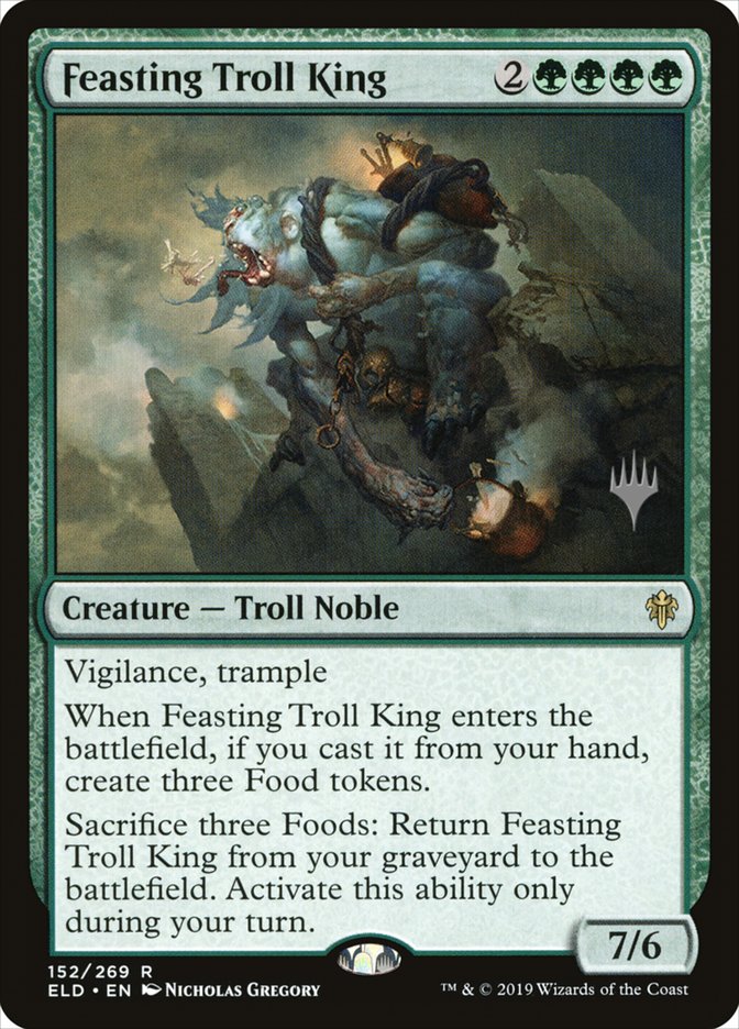 Feasting Troll King (Promo Pack) [Throne of Eldraine Promos] | Silver Goblin
