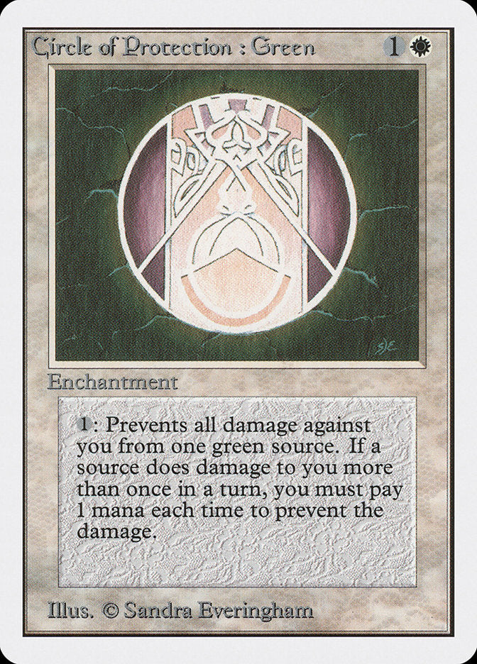Circle of Protection: Green [Unlimited Edition] | Silver Goblin