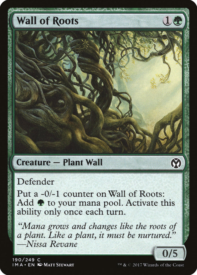 Wall of Roots [Iconic Masters] | Silver Goblin