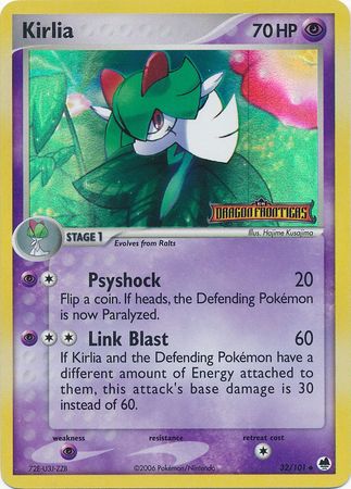 Kirlia (32/101) (Stamped) [EX: Dragon Frontiers] | Silver Goblin