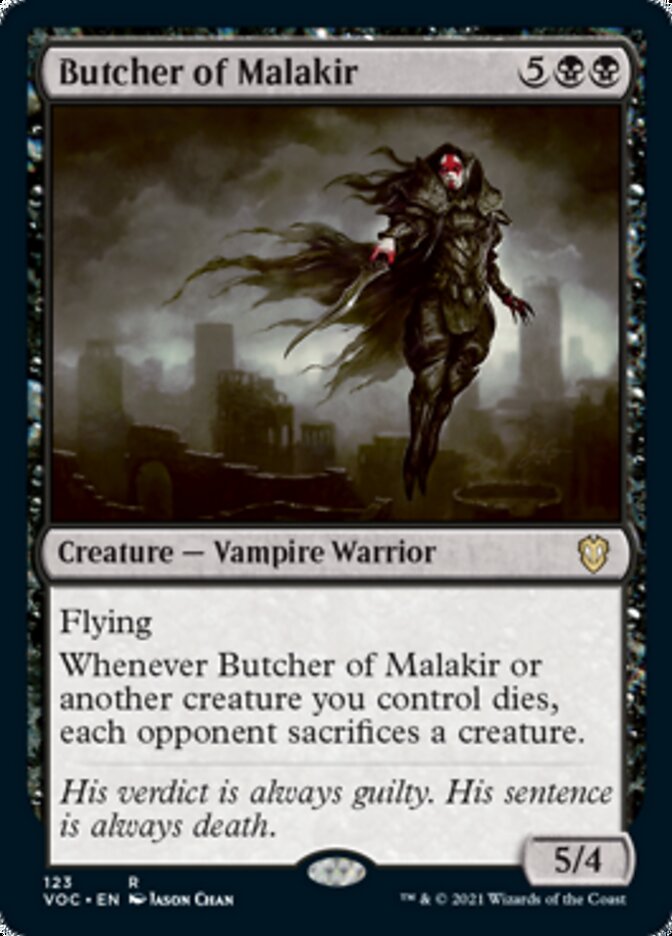 Butcher of Malakir [Innistrad: Crimson Vow Commander] | Silver Goblin