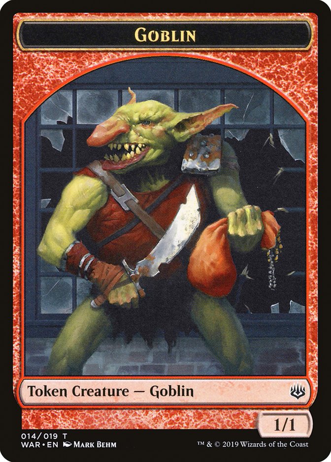 Goblin Token [War of the Spark Tokens] | Silver Goblin