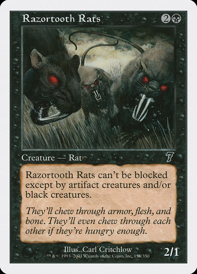 Razortooth Rats [Seventh Edition] | Silver Goblin