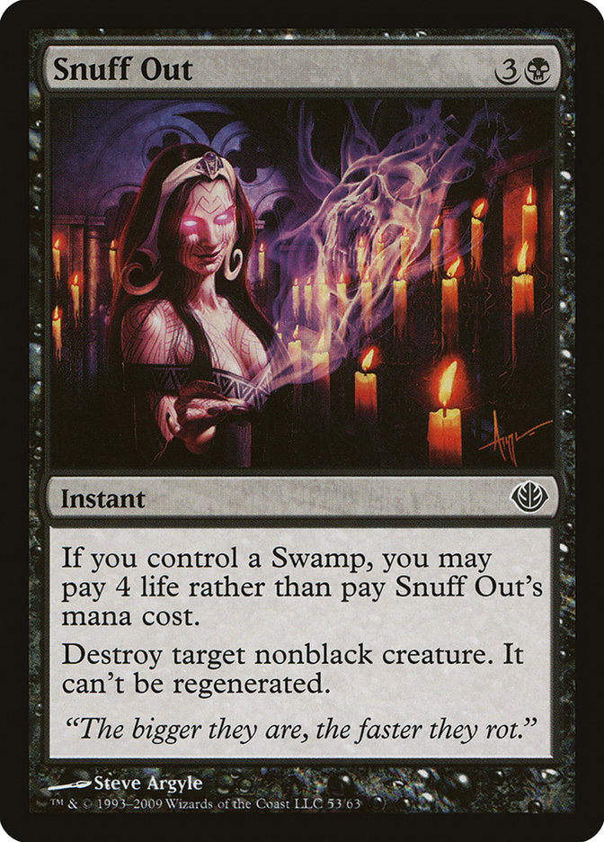 Snuff Out [Duel Decks: Garruk vs. Liliana] | Silver Goblin
