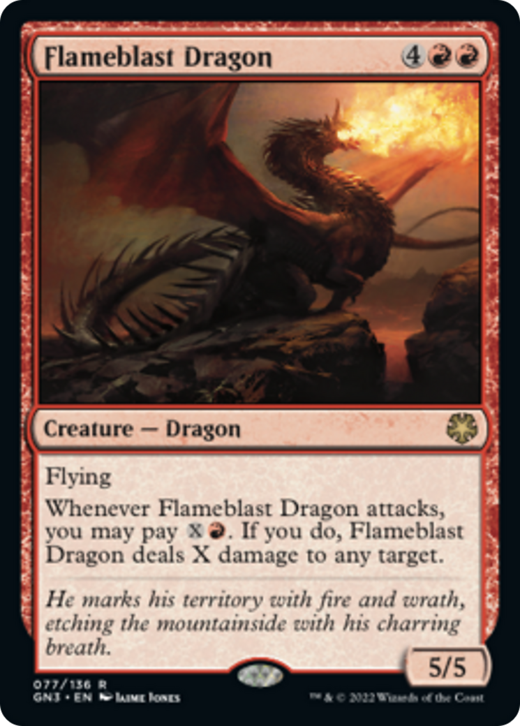 Flameblast Dragon [Game Night: Free-for-All] | Silver Goblin