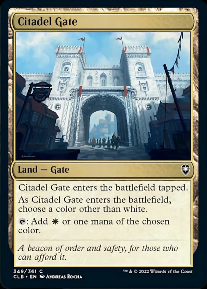 Citadel Gate [Commander Legends: Battle for Baldur's Gate] | Silver Goblin