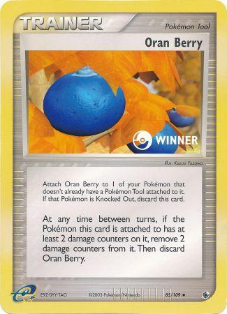 Oran Berry (85/109) (Jumbo Card) [EX: Ruby & Sapphire] | Silver Goblin