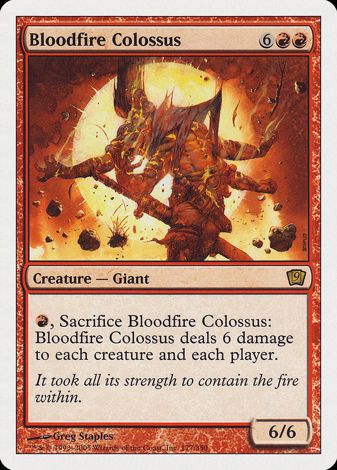 Bloodfire Colossus [Ninth Edition] | Silver Goblin