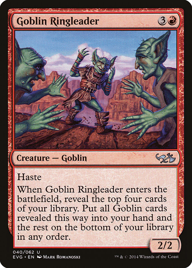 Goblin Ringleader (Elves vs. Goblins) [Duel Decks Anthology] | Silver Goblin