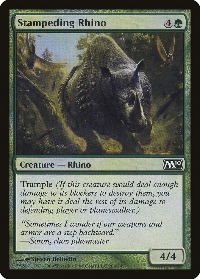 Stampeding Rhino [Magic 2010] | Silver Goblin