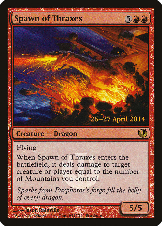 Spawn of Thraxes [Journey into Nyx Prerelease Promos] | Silver Goblin