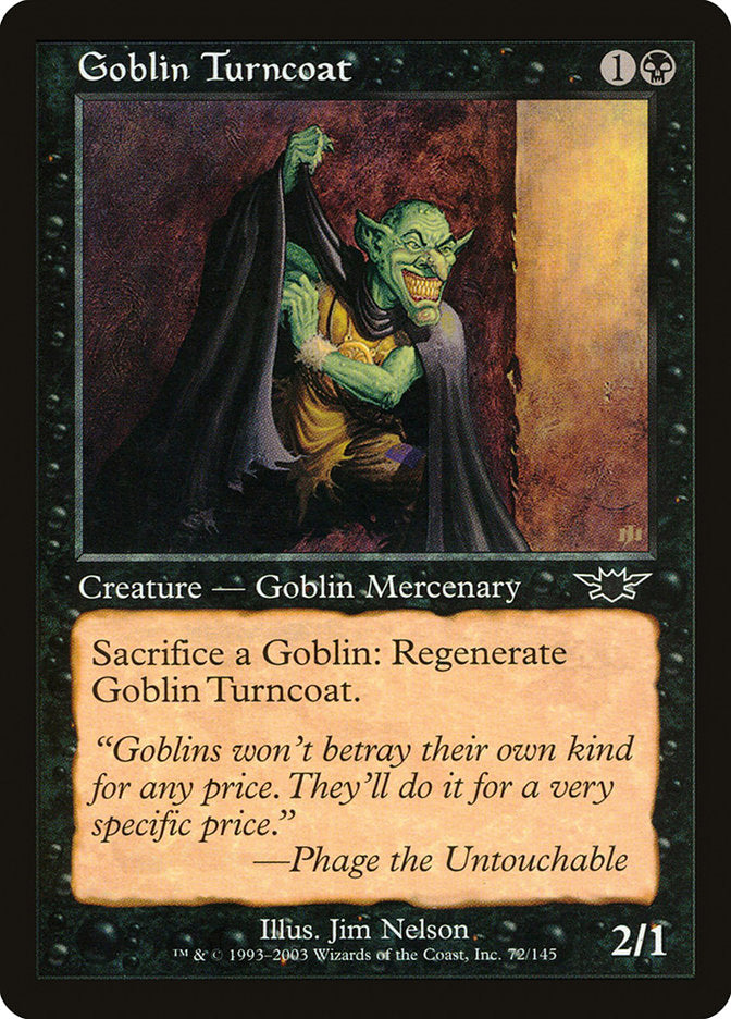 Goblin Turncoat [Legions] | Silver Goblin