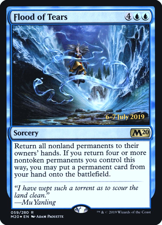 Flood of Tears [Core Set 2020 Prerelease Promos] | Silver Goblin