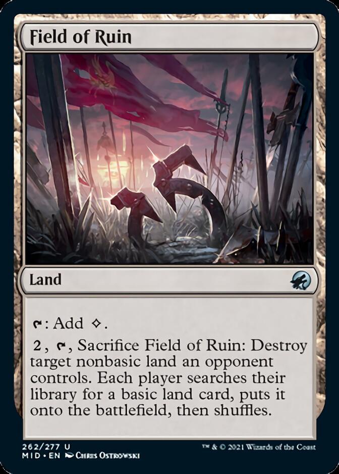Field of Ruin [Innistrad: Midnight Hunt] | Silver Goblin