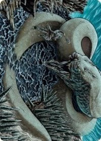 Koma, Cosmos Serpent 2 Art Card [Kaldheim Art Series] | Silver Goblin