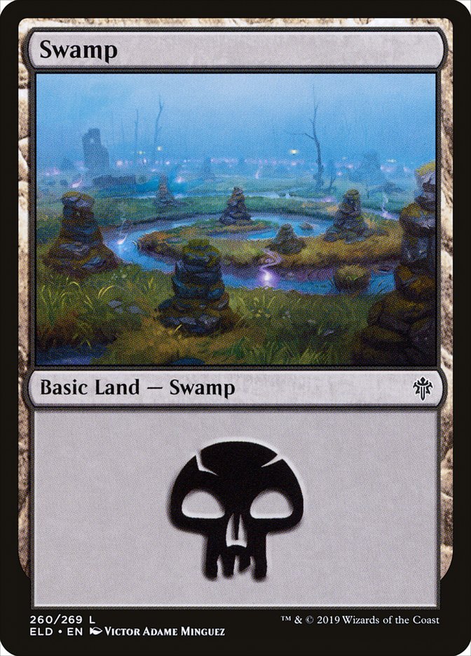 Swamp (260) [Throne of Eldraine] | Silver Goblin
