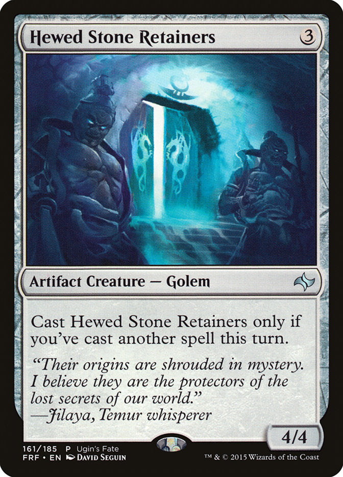 Hewed Stone Retainers [Ugin's Fate] | Silver Goblin