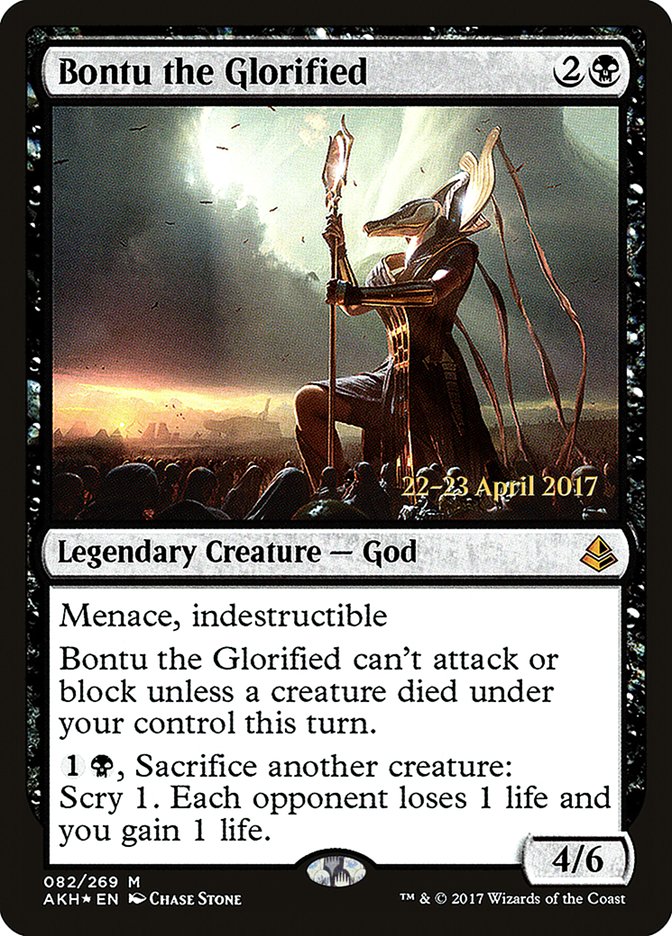 Bontu the Glorified [Amonkhet Prerelease Promos] | Silver Goblin