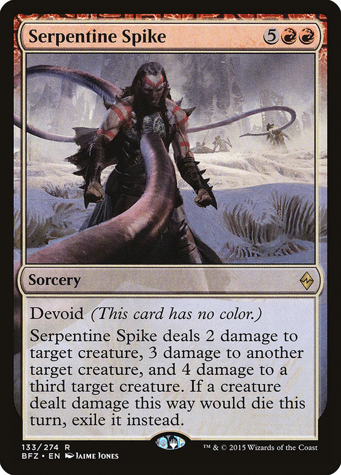 Serpentine Spike [Battle for Zendikar] | Silver Goblin
