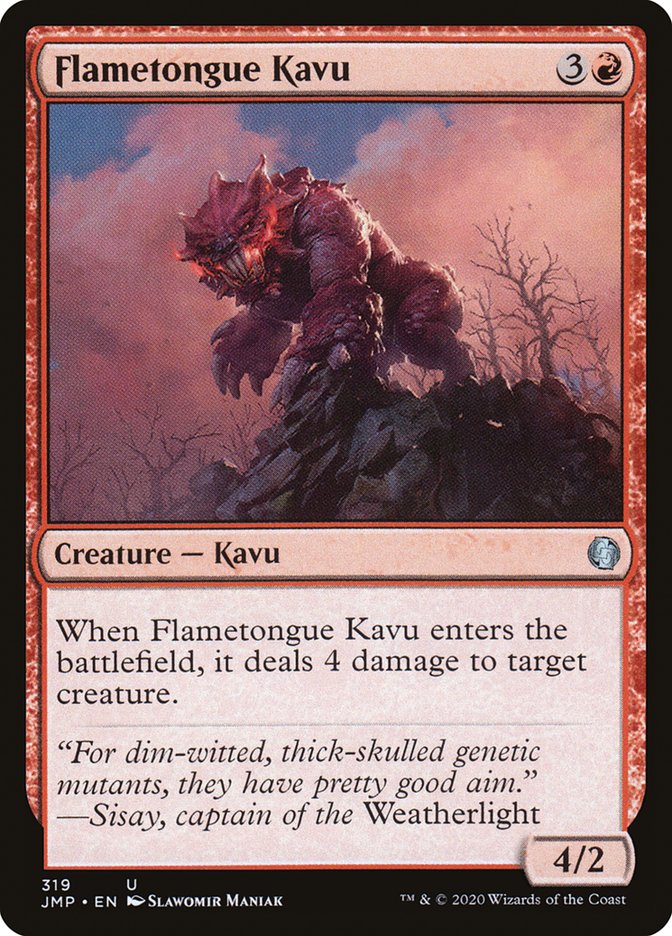 Flametongue Kavu [Jumpstart] | Silver Goblin