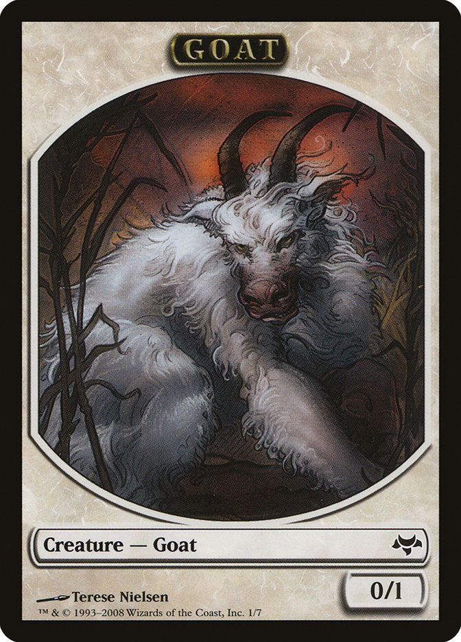 Goat Token [Eventide Tokens] | Silver Goblin