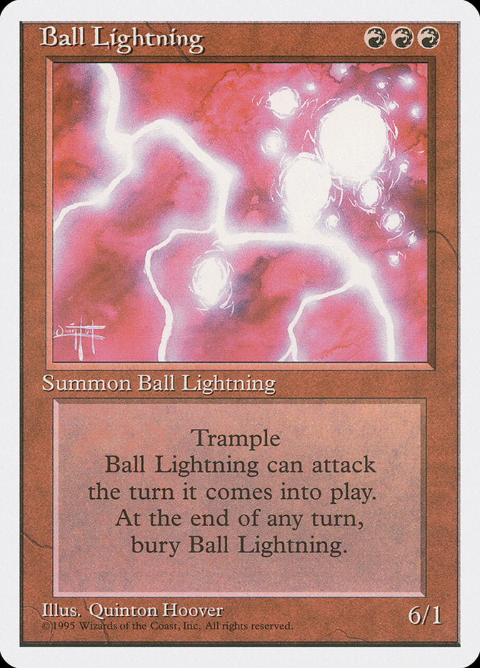 Ball Lightning [Fourth Edition] | Silver Goblin