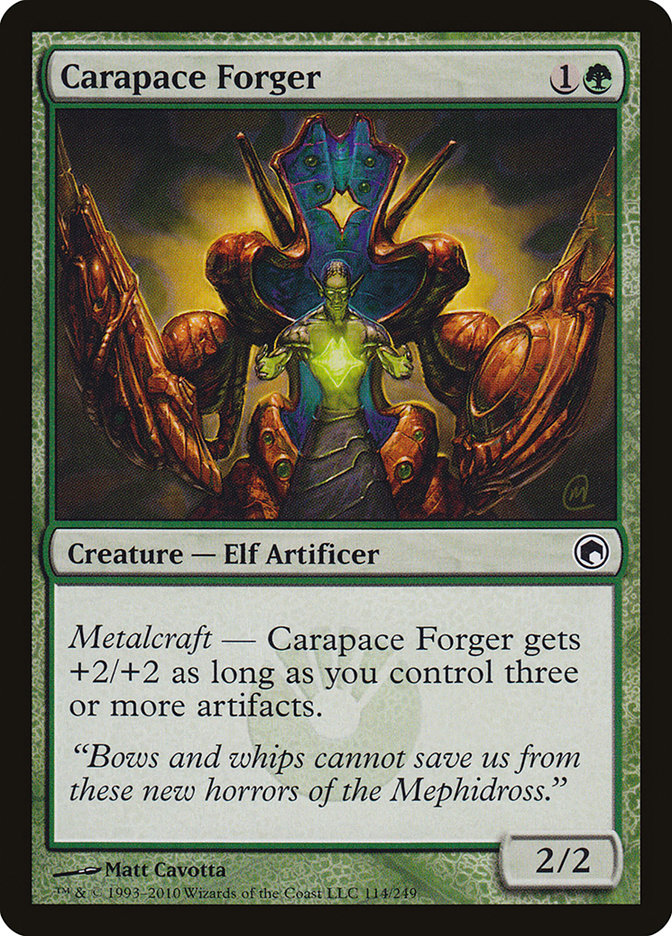Carapace Forger [Scars of Mirrodin] | Silver Goblin