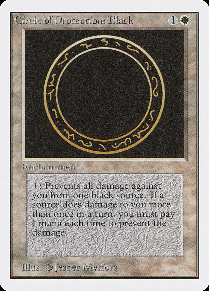 Circle of Protection: Black [Unlimited Edition] | Silver Goblin
