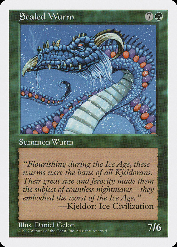 Scaled Wurm [Fifth Edition] | Silver Goblin