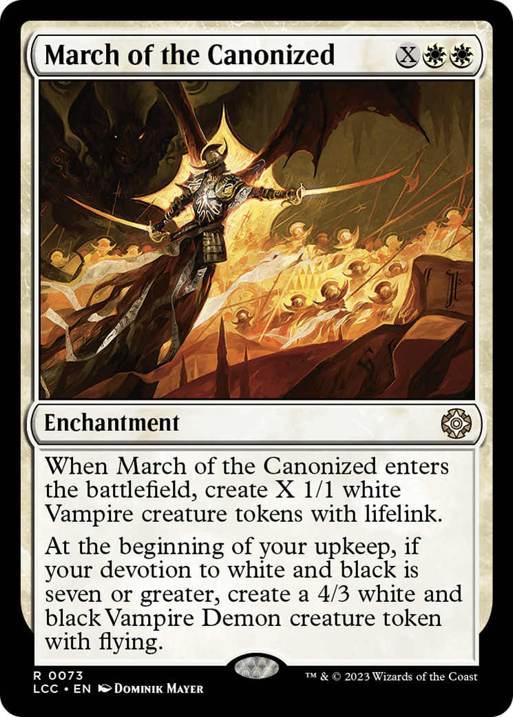 March of the Canonized [The Lost Caverns of Ixalan Commander] | Silver Goblin