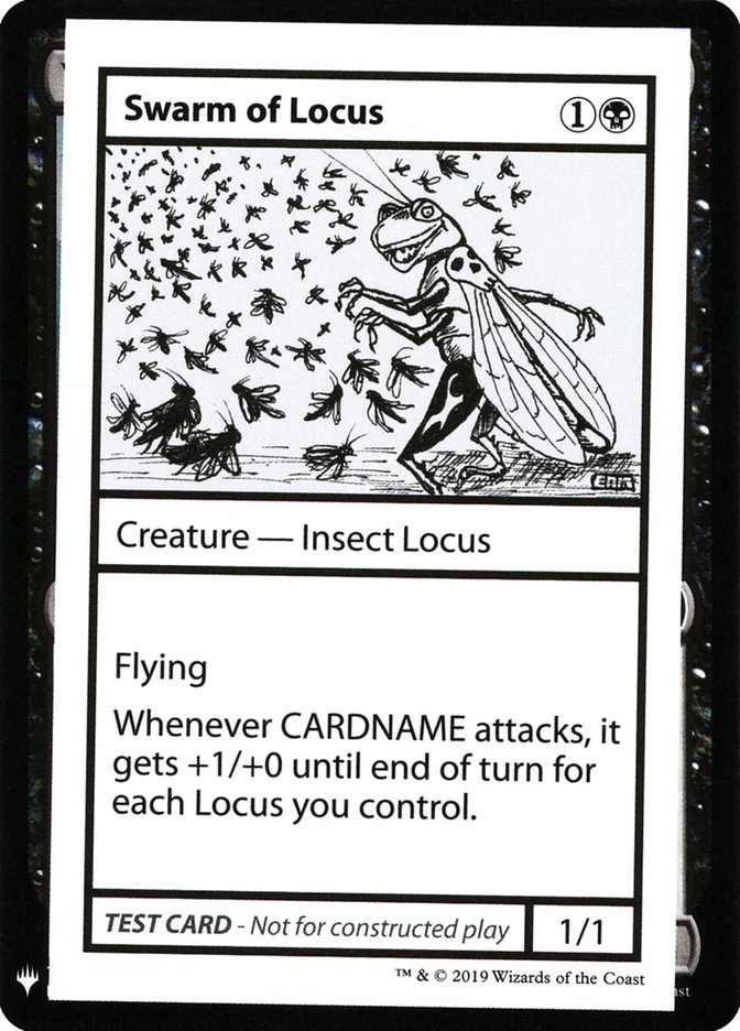Swarm of Locus [Mystery Booster Playtest Cards] | Silver Goblin