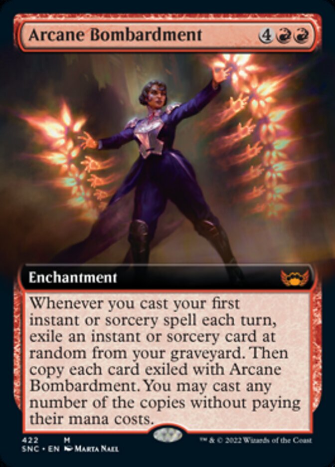 Arcane Bombardment (Extended Art) [Streets of New Capenna] | Silver Goblin