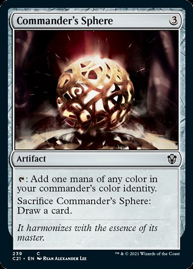Commander's Sphere [Commander 2021] | Silver Goblin