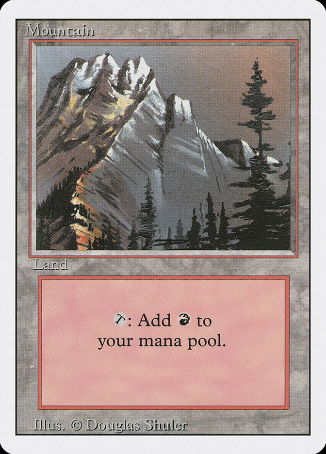 Mountain (Snow Top / Highest Point on Left) [Revised Edition] | Silver Goblin