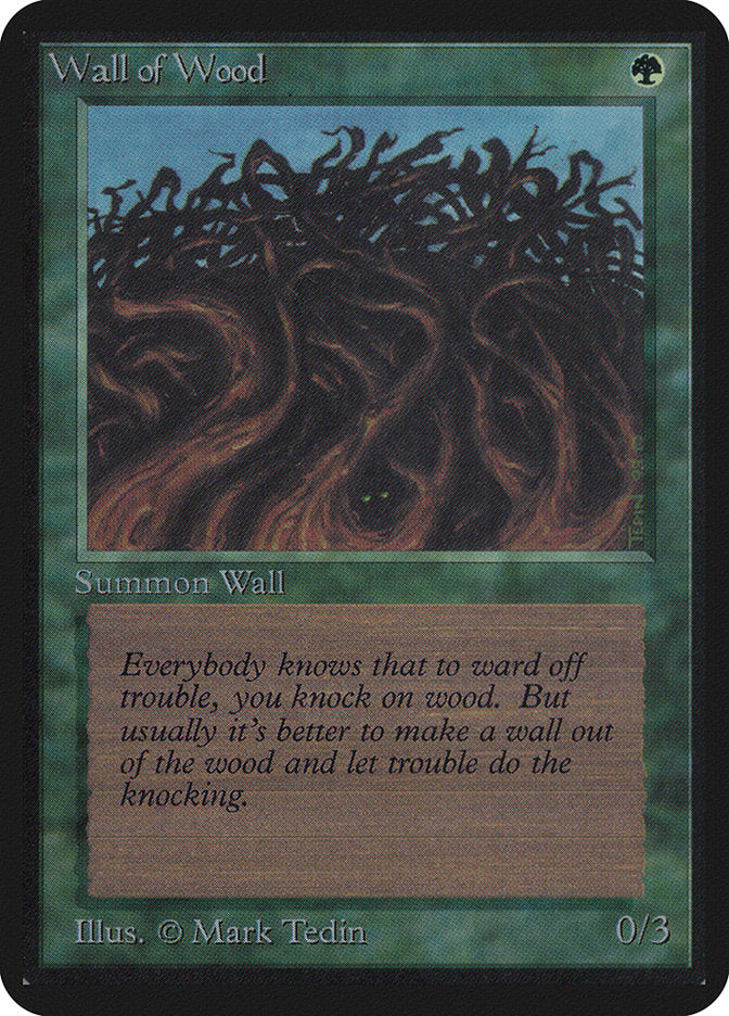 Wall of Wood [Alpha Edition] | Silver Goblin