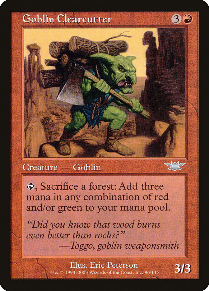 Goblin Clearcutter [Legions] | Silver Goblin