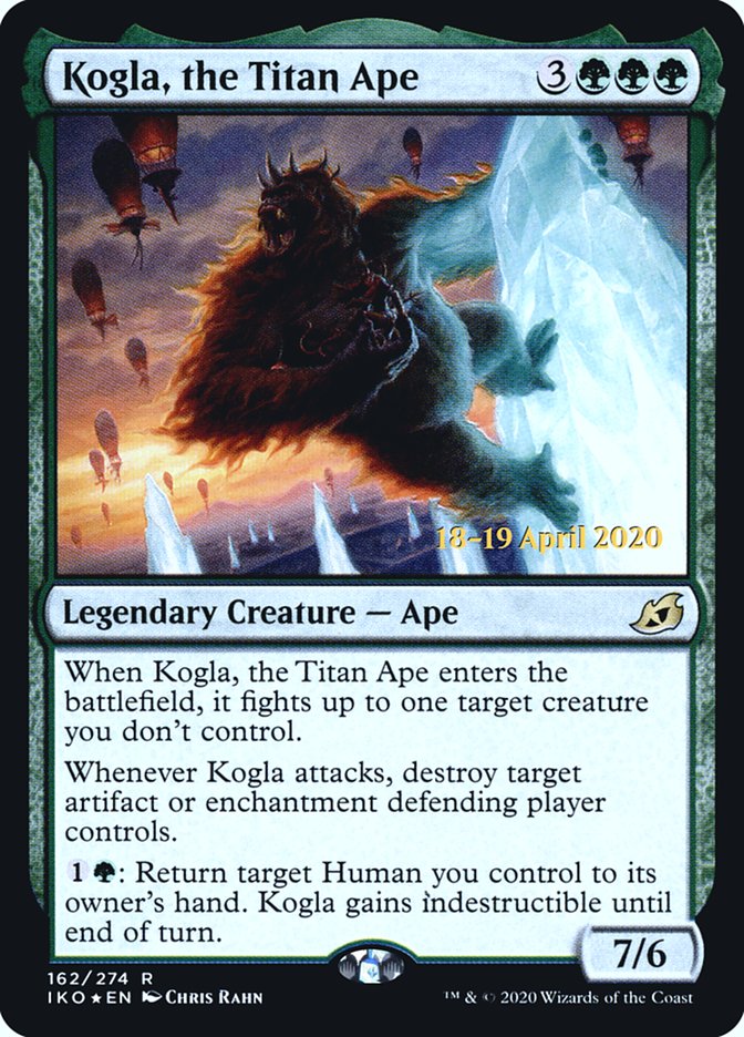 Kogla, the Titan Ape [Ikoria: Lair of Behemoths Prerelease Promos] | Silver Goblin
